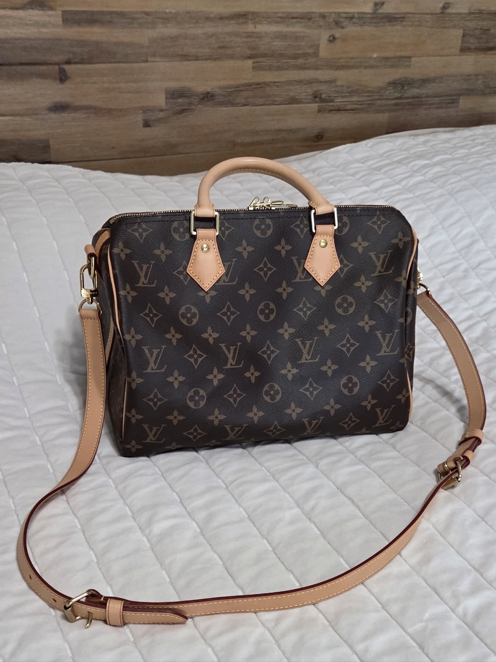 FIRM ON PRICE Louis Vuitton Speedy 30 Bandouliere